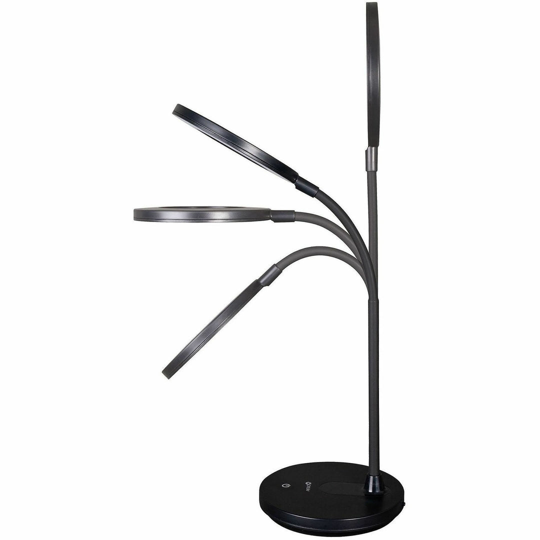 Image of OttLite Wellness CS309G5W Vibe Rechargeable LED Ring Desk Lamp