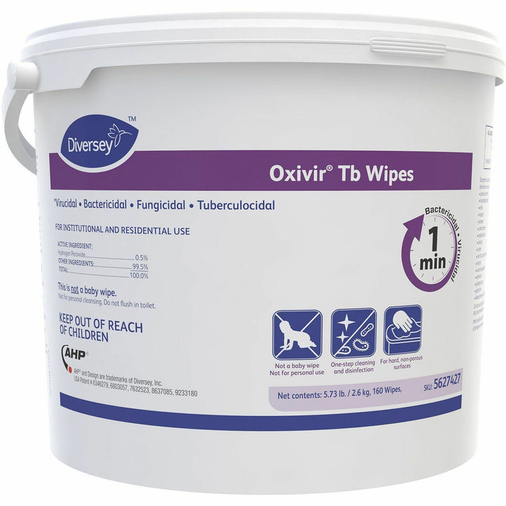 Image of Diversey 5627427 Care Oxivir Tb Disinfectant Cleaner Wipes