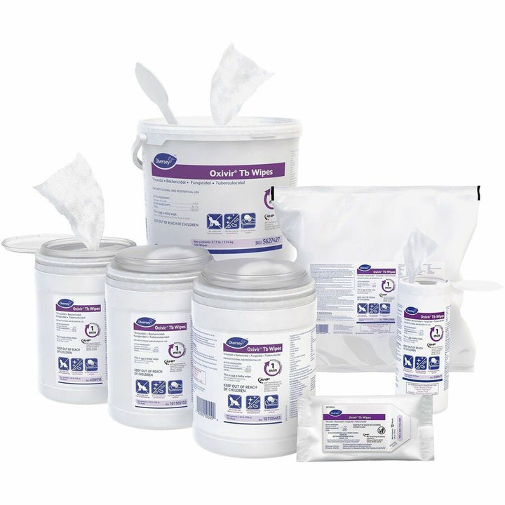 Image of Diversey 5627427 Care Oxivir Tb Disinfectant Cleaner Wipes