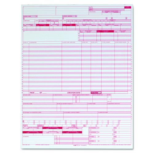 Image of TOPS UB04 Hospital Insurance Claim Form for Laser Printers, One-Part (No Copies), 8.5 x 11, 2,500 Forms Total