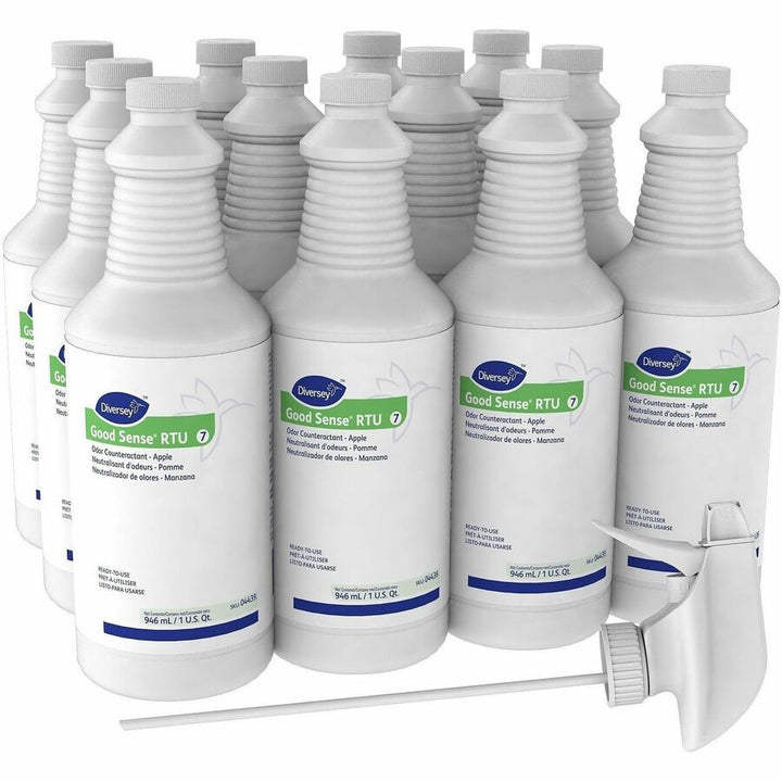 Image of Diversey 04439 Good Sense Odor Counteractant, Spray, 32 fl oz (1 quart), Apple, Odor Neutralizer, 1 Each