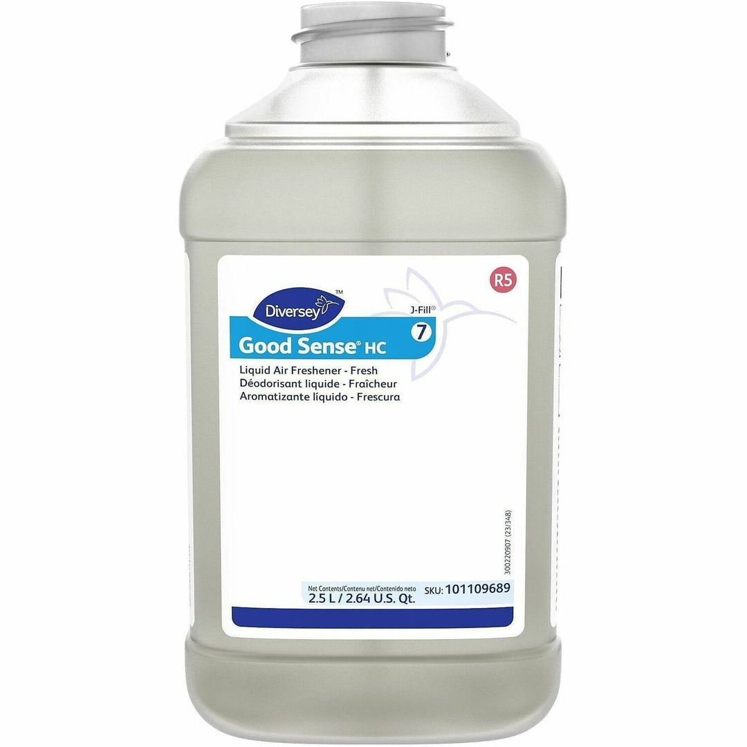 Image of Diversey 101109689 Good Sense Liquid Air Freshener, Liquid, 84.5 fl oz (2.6 quart), Fresh, Odor Neutralizer, 2 / Carton