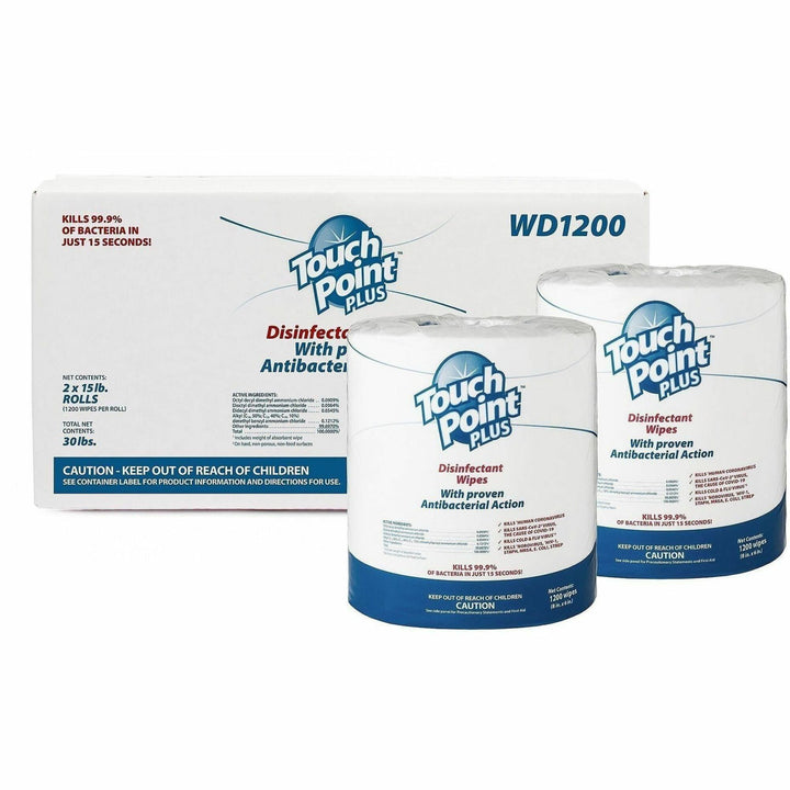 Image of Touch Point® WD1200 Plus Disinfectant Wipes
