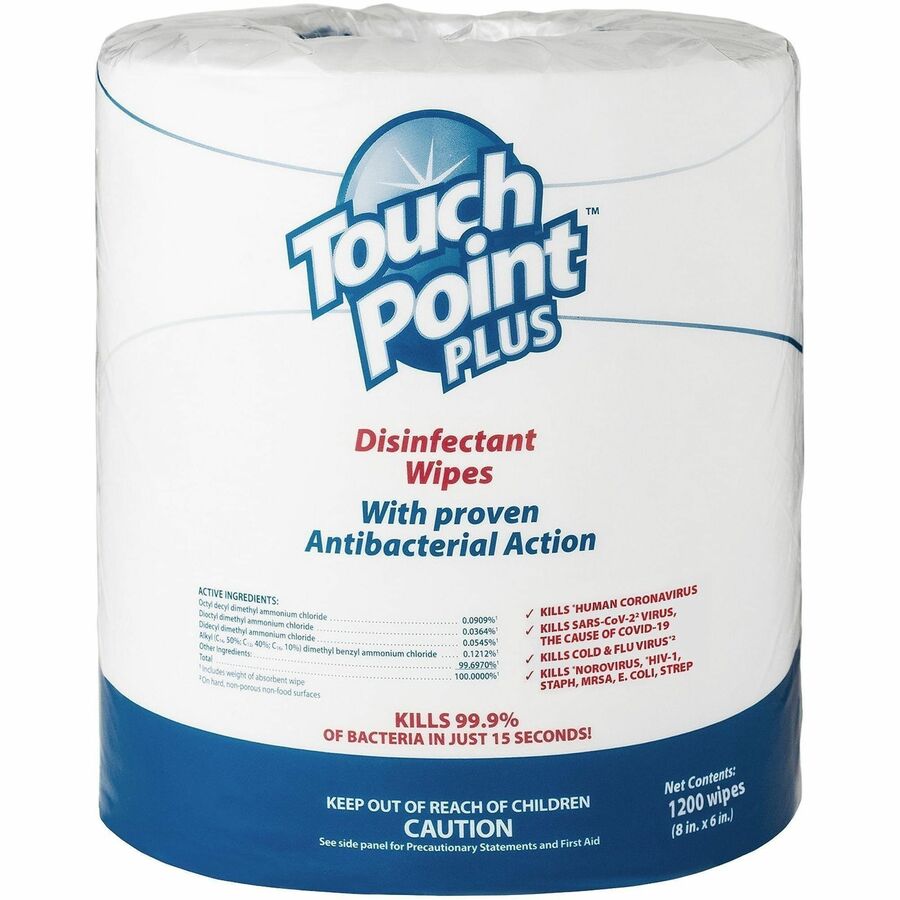 Image of Touch Point® WD1200 Plus Disinfectant Wipes
