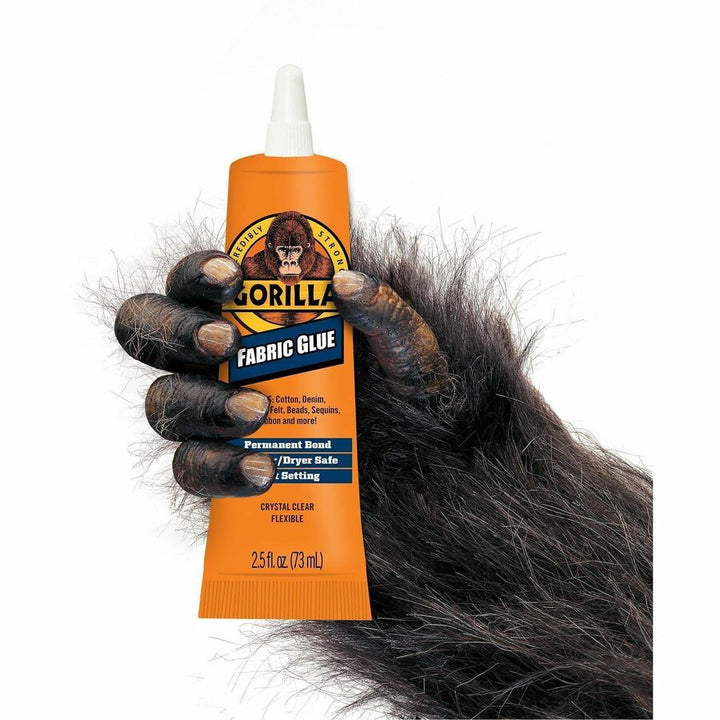 Image of Gorilla 8025501 Fabric Glue, 2.50 fl oz, Clear, 1 Each