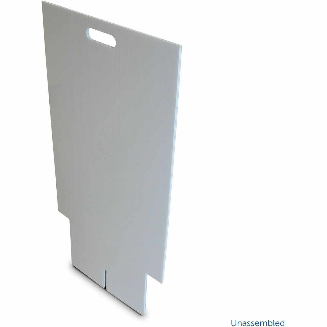 Image of Flipside Easel,Dry-Erase,Corrugated Plastic,23"x15"x35-1/2",WE