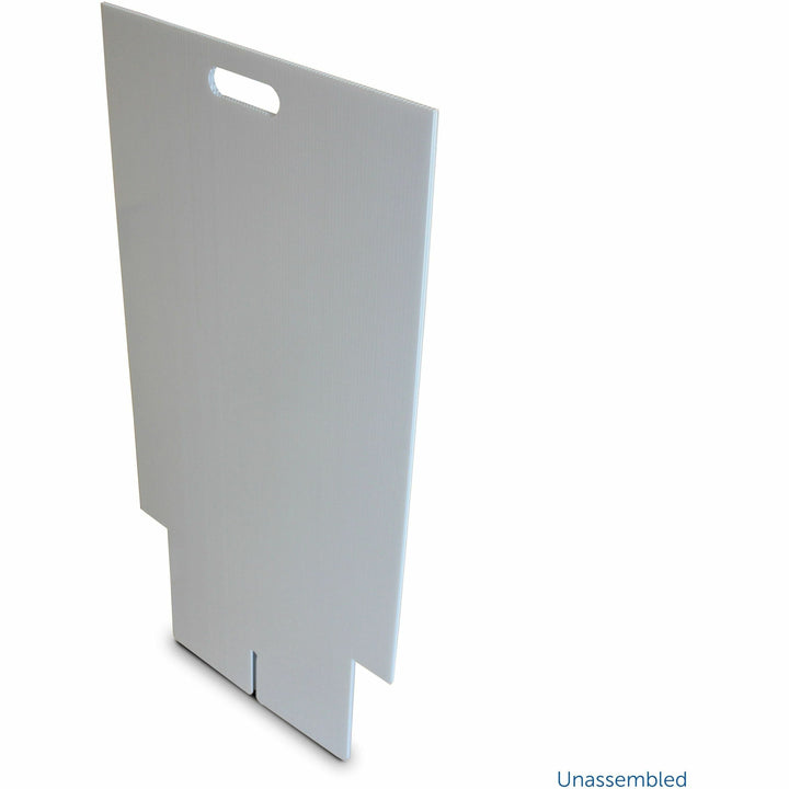 Image of Flipside Easel,Dry-Erase,Corrugated Plastic,23"x15"x35-1/2",WE