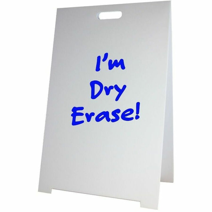 Image of Flipside Easel,Dry-Erase,Corrugated Plastic,23"x15"x35-1/2",WE