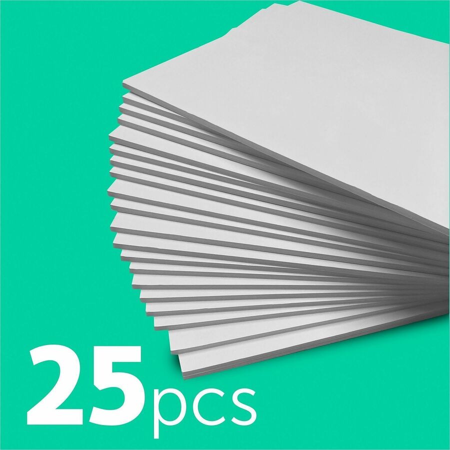 Image of Flipside Board,Pre-Cut,Foam,Glossy,3/16" Thick,18"x24",25/PK,WE