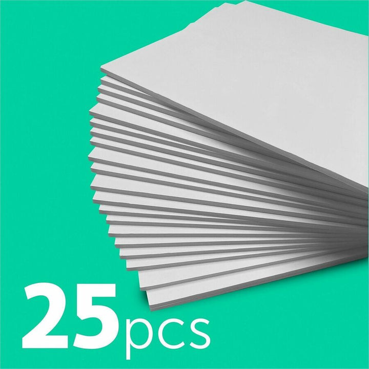 Image of Flipside Board,Pre-Cut,Foam,Glossy,3/16" Thick,18"x24",25/PK,WE