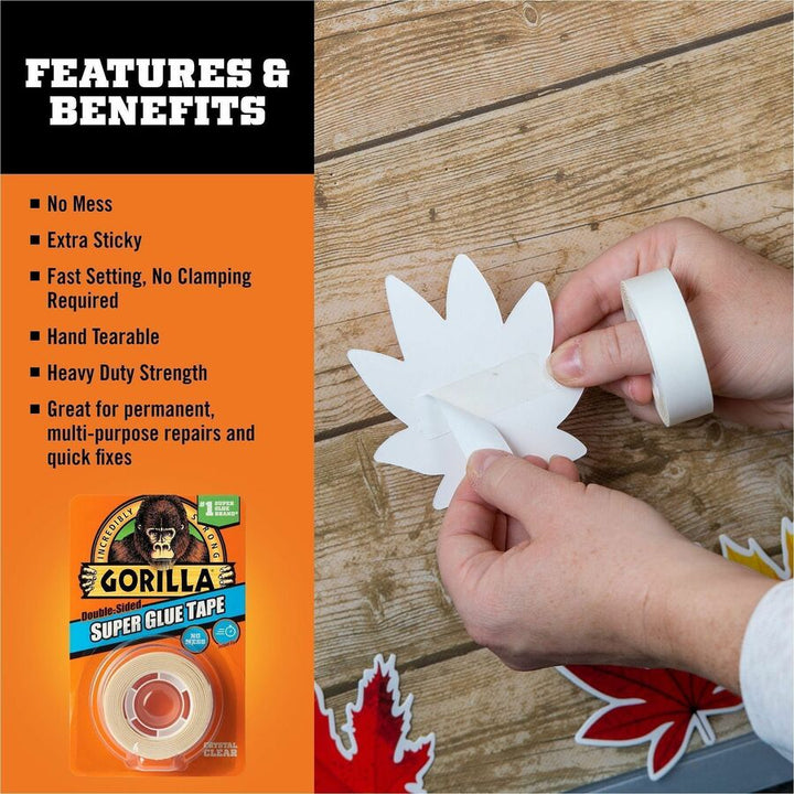 Image of Gorilla 109340 Double-Sided Super Glue Tape