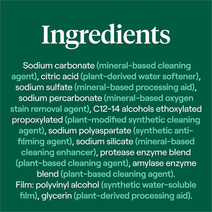 Image of Seventh Generation® Dishwasher Packs, Natural, Free&Clear, 20/PK