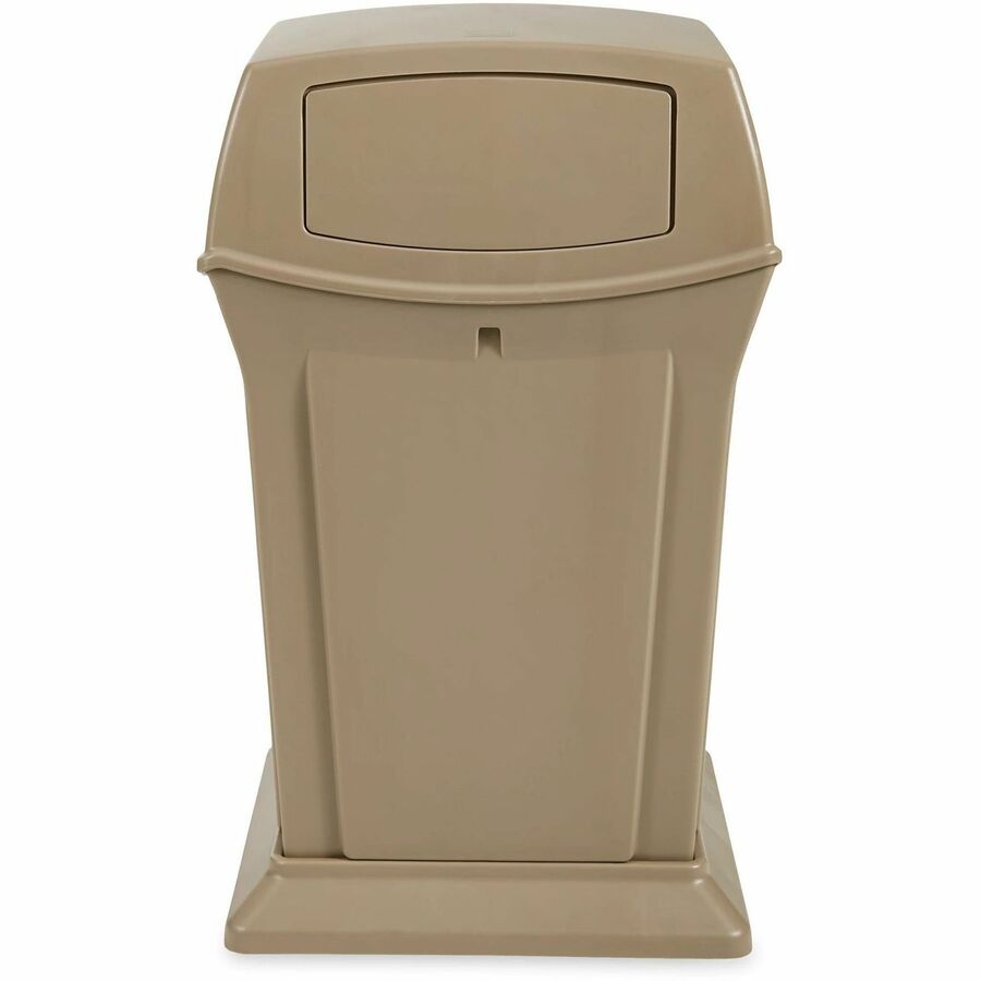Image of Rubbermaid Commercial Products Waste Container,45 Gal,2 Doors,19.5"x19.5"x27.63",BG