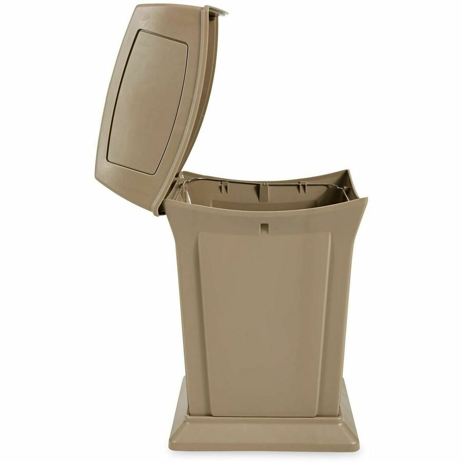 Image of Rubbermaid Commercial Products Waste Container,45 Gal,2 Doors,19.5"x19.5"x27.63",BG