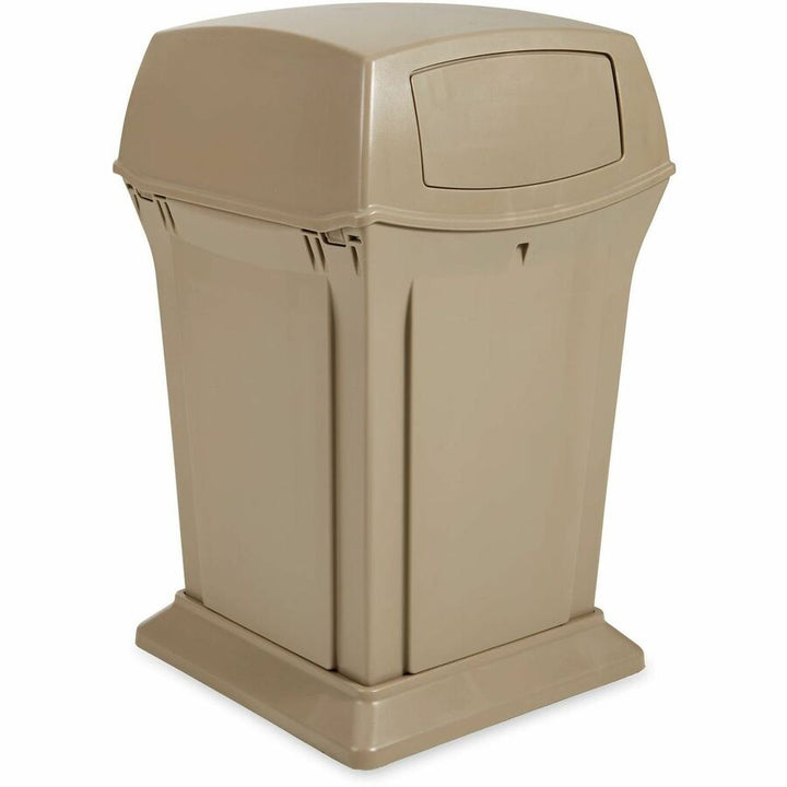 Image of Rubbermaid Commercial Products Waste Container,45 Gal,2 Doors,19.5"x19.5"x27.63",BG