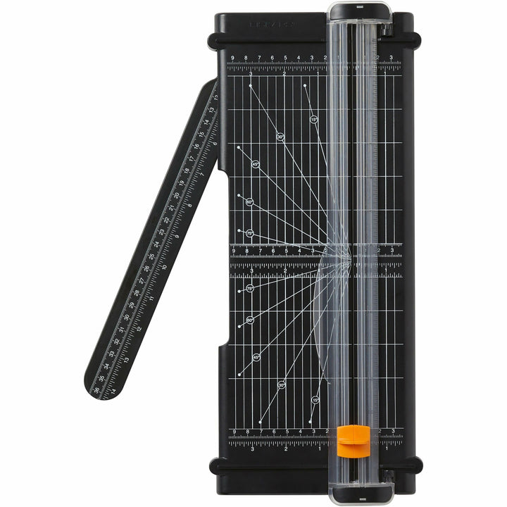 Image of Fiskars® Paper Trimmer,SureCut,Recycled,12" Cut,Dual-Scale Grid,BK
