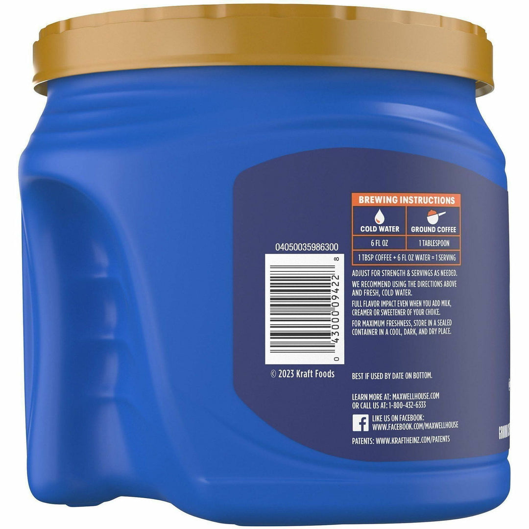 Image of Kraft® Coffee,Original,Medium Roast,Ground,27.5oz,6/CT