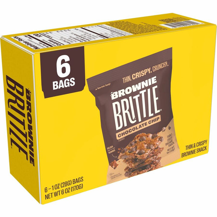 Image of Brownie Brittle 01622 Chocolate Chip, Chocolate Chip, 5 oz, 6 / Box