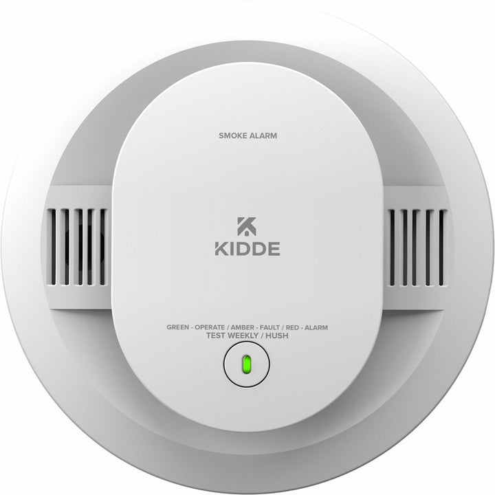 Image of Kidde Smoke Alarm, Battery-Powered,5"Dia x 2", White