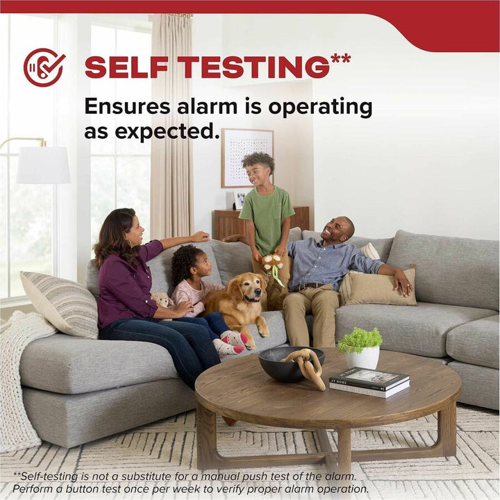 Image of Kidde Smoke Alarm, Battery-Powered,5"Dia x 2", White