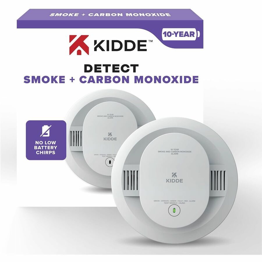 Image of Kidde Smoke/CO Alarm,Battery-Operated,5"Dia x 2"D,WE