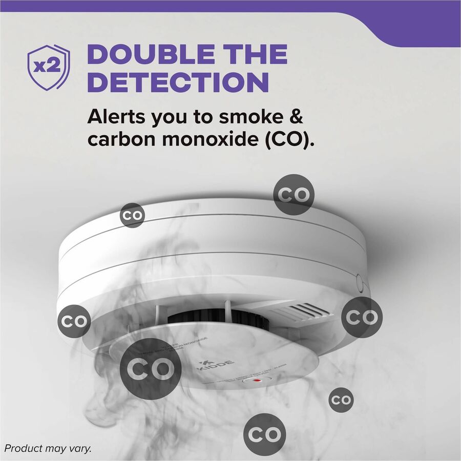 Image of Kidde Smoke/CO Alarm,Battery-Operated,5"Dia x 2"D,WE