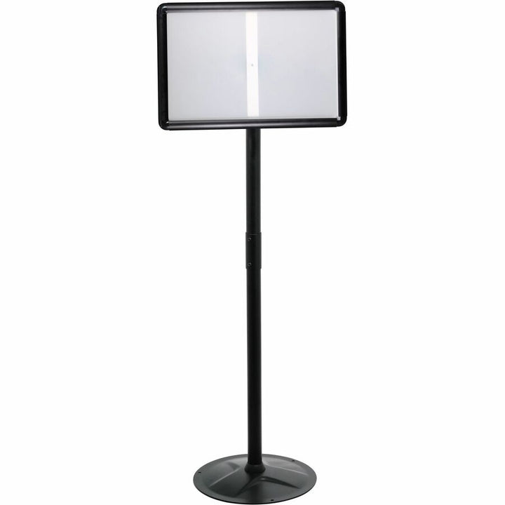 Image of Kantek Sign Holders,Floor Stand,2 Holders,1-1/2"Dia x 51"H,Steel,BK