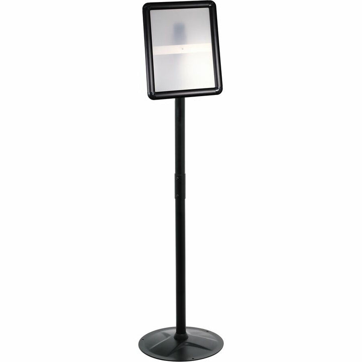 Image of Kantek Sign Holders,Floor Stand,2 Holders,1-1/2"Dia x 51"H,Steel,BK