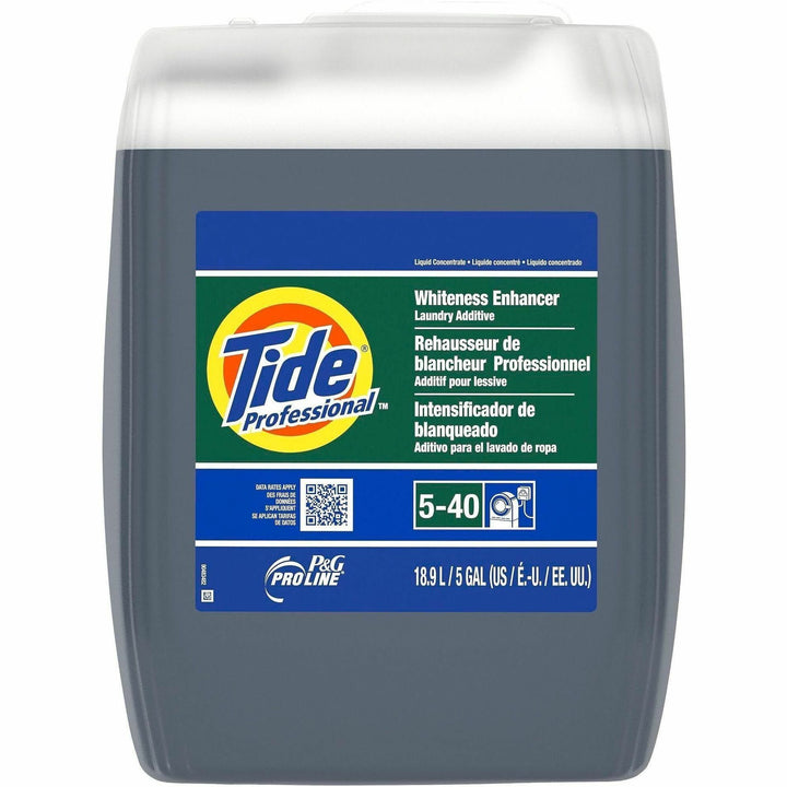 Image of Tide 70676 Professional Whiteness Enhancer, For Laundry, 640 fl oz (20 quart), Purple, 1 Carton