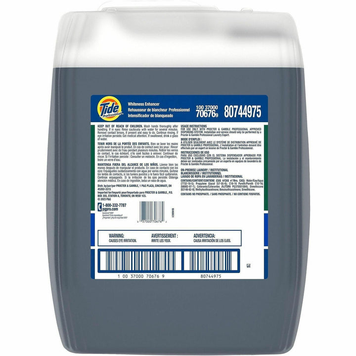 Image of Tide 70676 Professional Whiteness Enhancer, For Laundry, 640 fl oz (20 quart), Purple, 1 Carton
