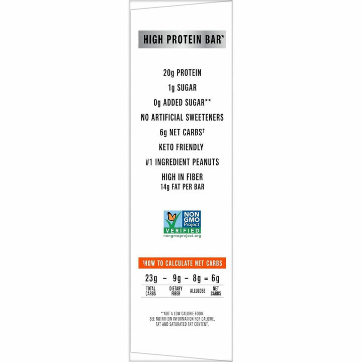 Image of KIND 43470 Protein MAX Snack Bars, High-fiber, Gluten-free, Individually Wrapped, Chocolate, Peanut Butter, 1, 12 / Box