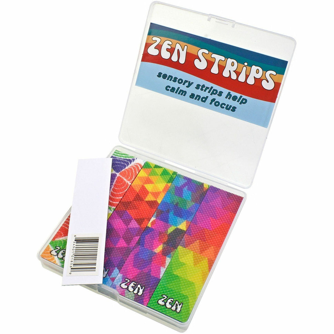 Image of The Pencil Grip Sensory Strips,Textured,Bumpy Brights,1"x4",40/Set,Multi