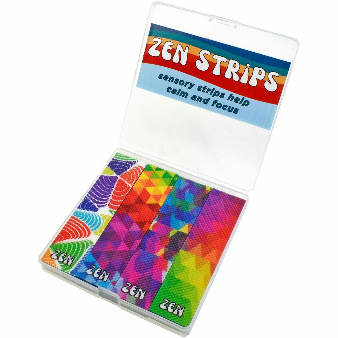 Image of The Pencil Grip Sensory Strips,Textured,Bumpy Brights,1"x4",40/Set,Multi