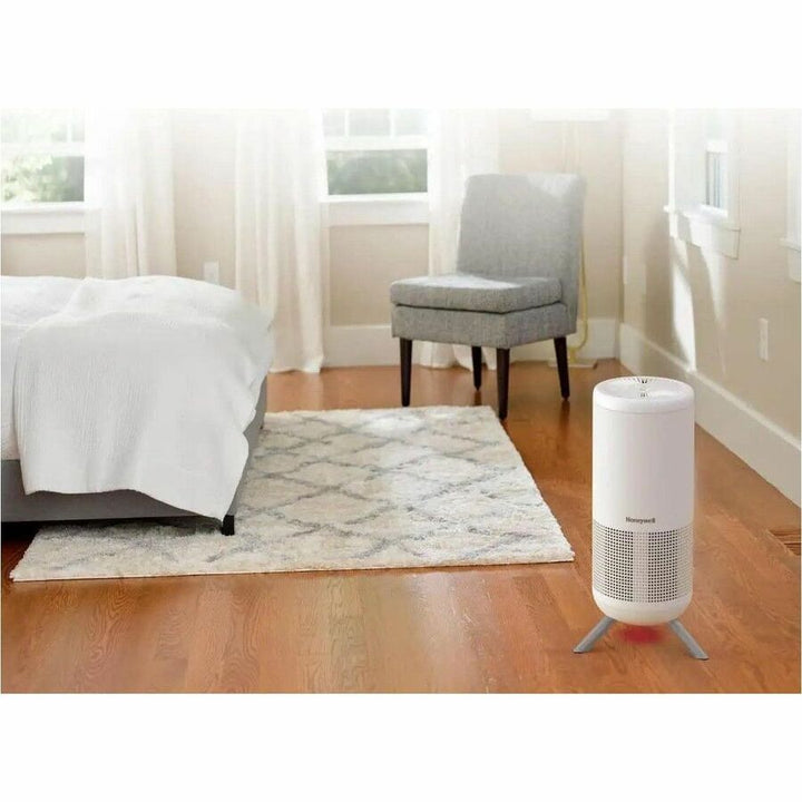 Image of Honeywell Air Purifier,HEPA,Auto Cleaning,12.52"x12.72"x24.09",WE