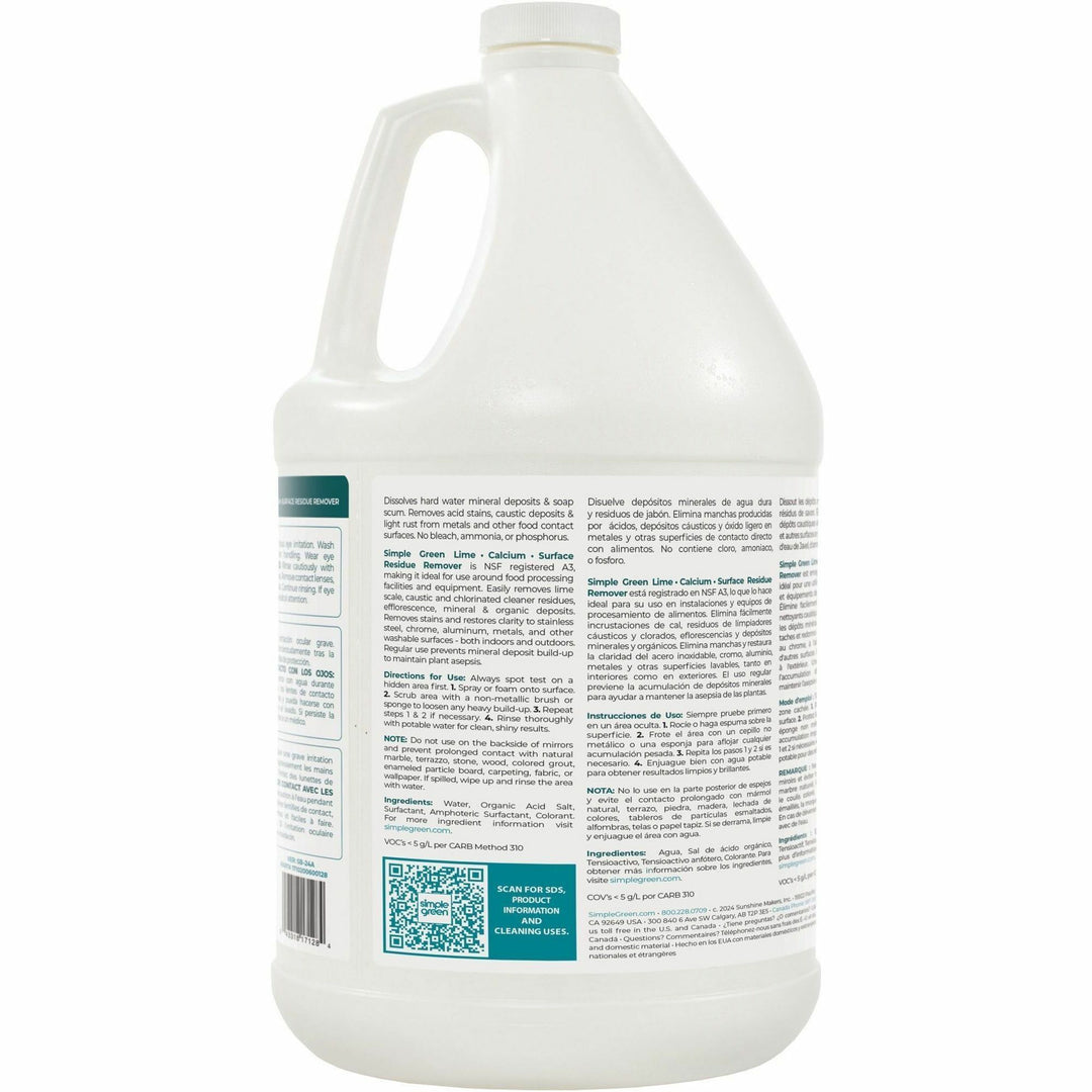 Image of Simple Green 1700128 Lime-Calcium-Surface Residue Remover