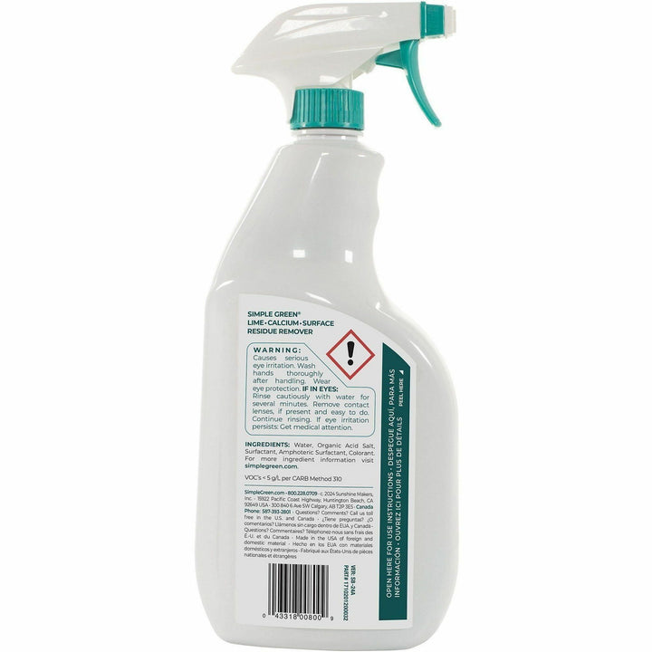 Image of Simple Green 1700032 Lime-Calcium-Surface Residue Remover