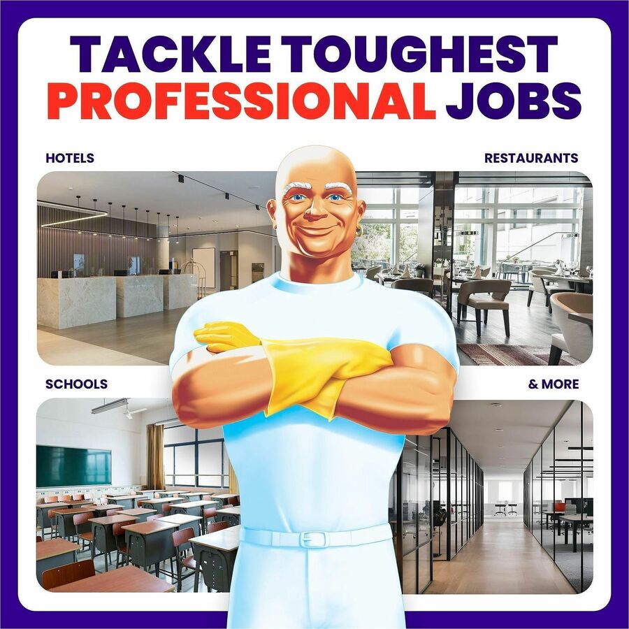 Image of Mr. Clean 17406 Magic Eraser Ultra Pro Pads, For Multipurpose, Pad, Long Lasting, Durable, White, 26 / Box