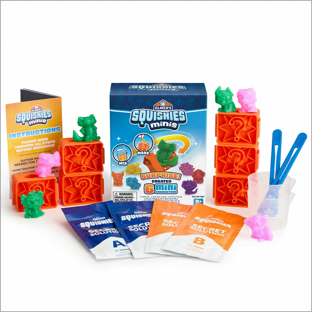 Image of Elmer's® Squishies Minis Kit,w/Mystery Molds/Mixing Solution,AST