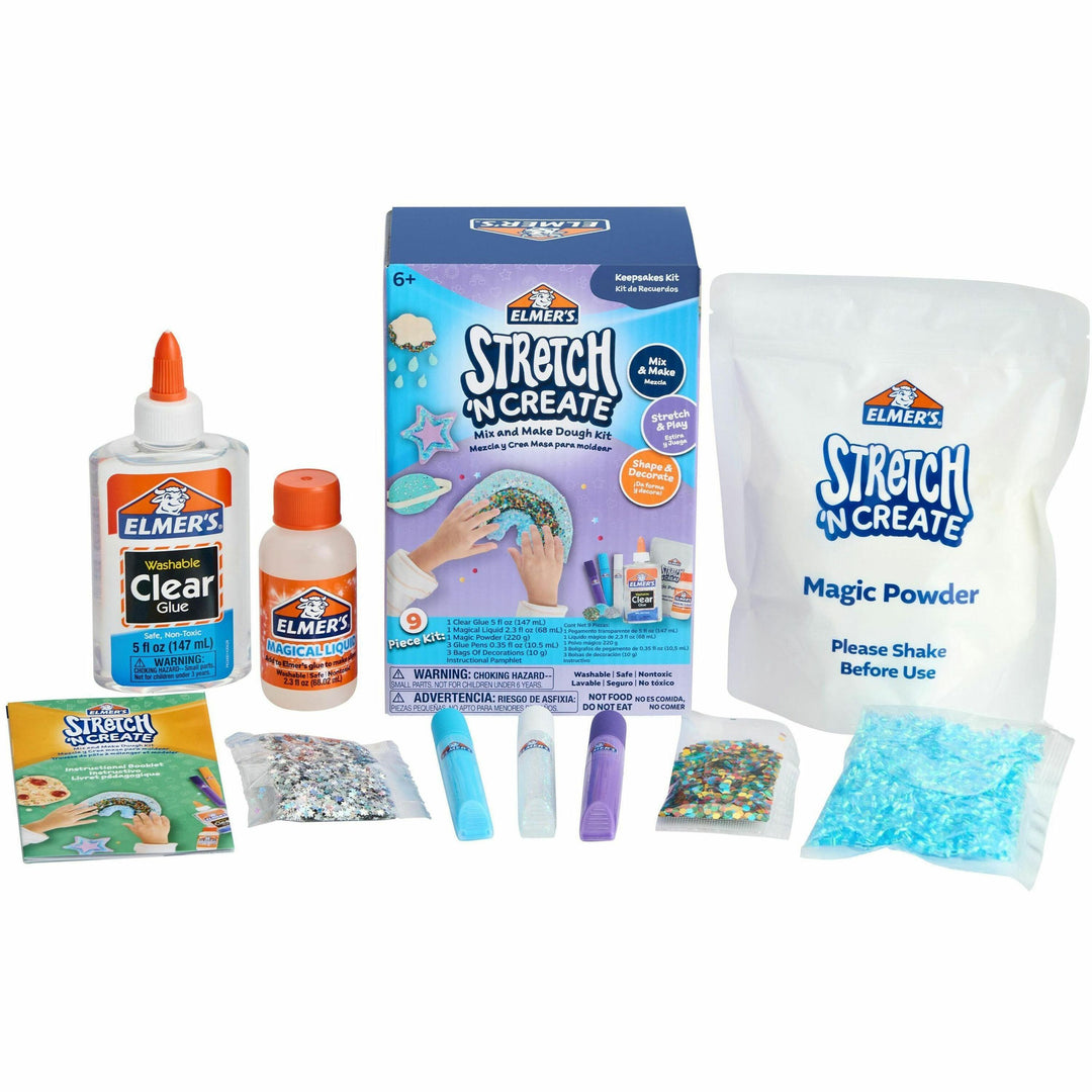 Image of Elmer's® Dough Kit,Stretch 'N Create,Keepsakes,9 Piece,Multi