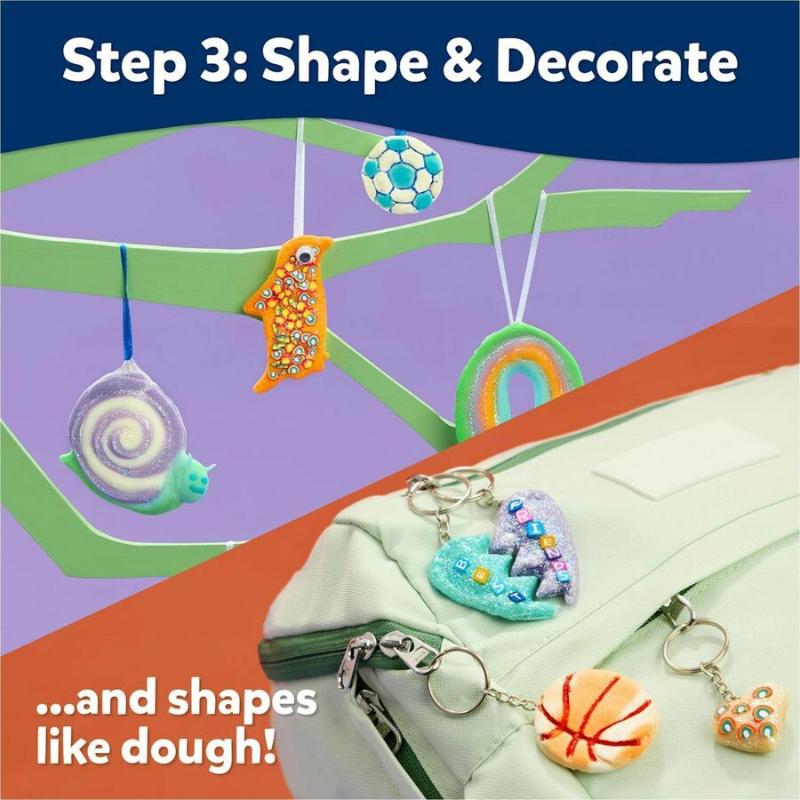 Image of Elmer's® Dough Kit,Stretch 'N Create,Keychain,18 Piece,Multi