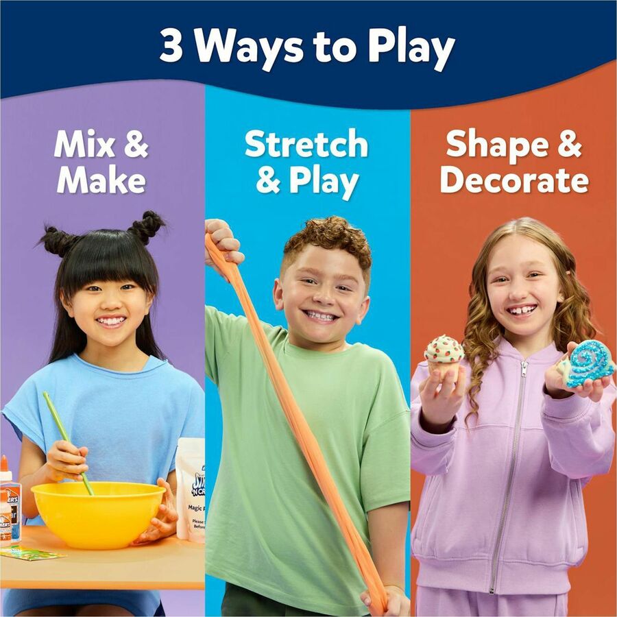 Image of Elmer's® Dough Kit,Stretch 'N Create,Keychain,18 Piece,Multi