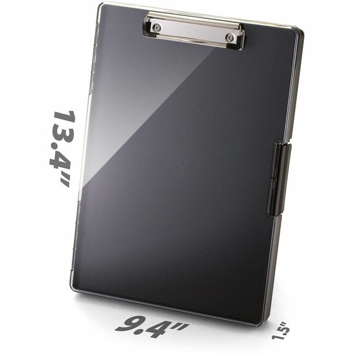 Image of Officemate 83395 Clipboard Storage Boxes, Storage for Document, Paper, Plastic, Black, 1 Each