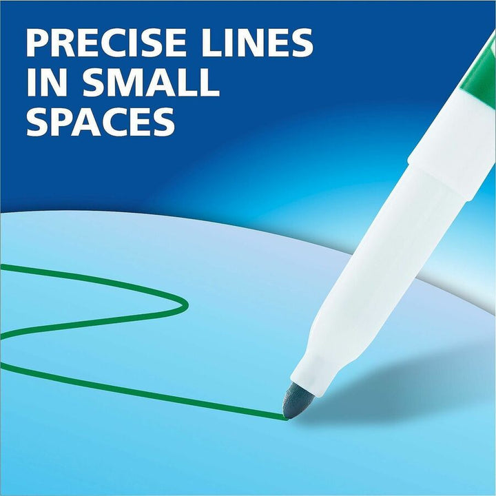 Image of Sharpie 1944748A Eraser Cap Fine Magnetic Dry Erase Markers, Erasable, Assorted Ink/, 8 / Pack