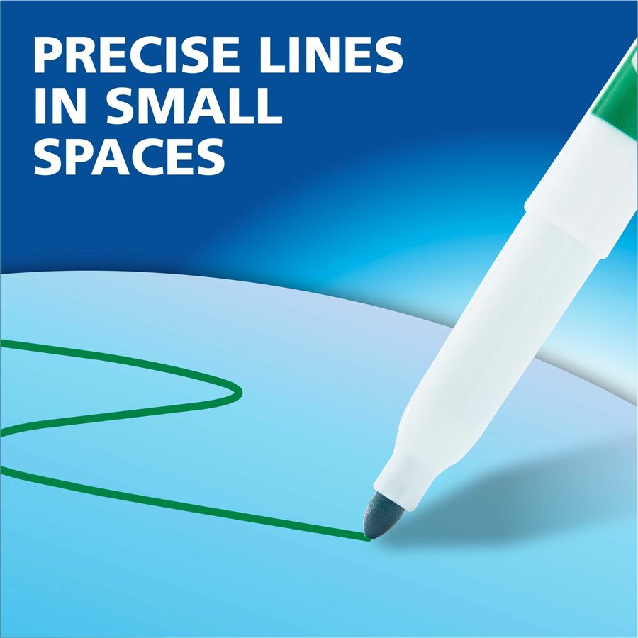 Image of Expo 86603B Low-Odor Dry Erase Markers, Erasable, Assorted Ink, Dry, 12 / Set