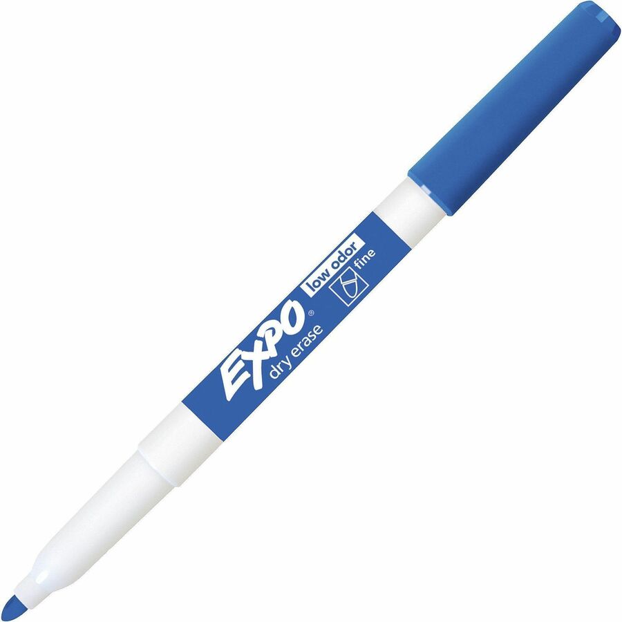 Image of Expo 86674A Low-Odor Dry Erase Markers, Erasable, Assorted Ink, Dry, 4 / Set