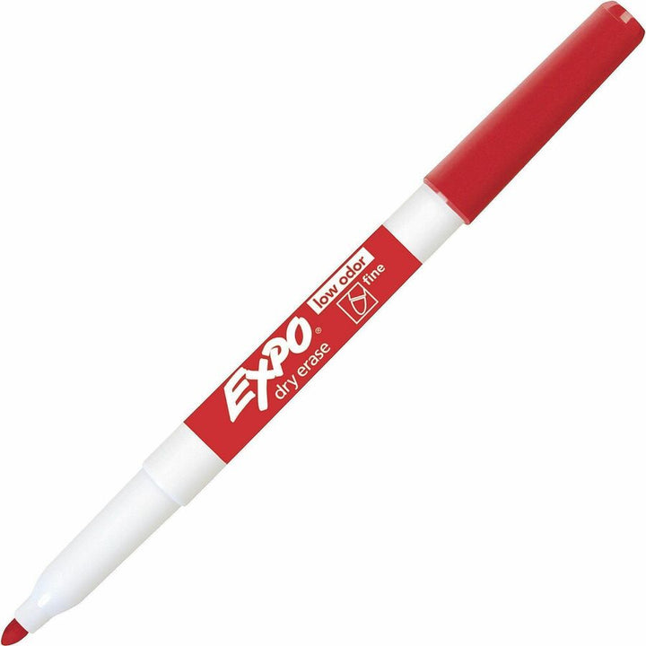 Image of Expo 86674A Low-Odor Dry Erase Markers, Erasable, Assorted Ink, Dry, 4 / Set