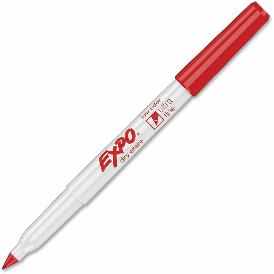 Image of Expo 1871133A Low Odour Dry Erase Markers Ultra Fine Assorted Colours 4/pkg, Erasable, Assorted Ink, Alcohol Based/, 4 / Set
