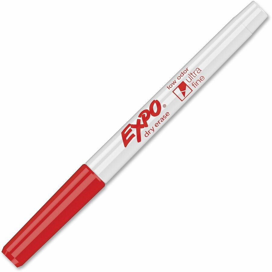 Image of Expo 1871133A Low Odour Dry Erase Markers Ultra Fine Assorted Colours 4/pkg, Erasable, Assorted Ink, Alcohol Based/, 4 / Set