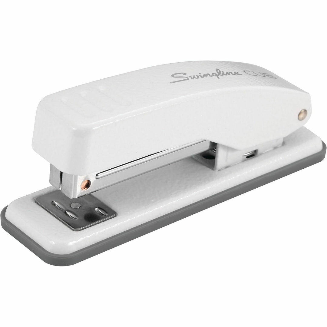 Image of Swingline® Cub Compact Metal Stapler, 20 Sheet Capacity, Arctic White