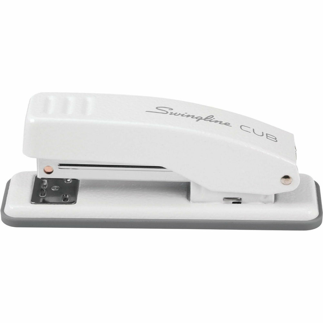 Image of Swingline® Cub Compact Metal Stapler, 20 Sheet Capacity, Arctic White
